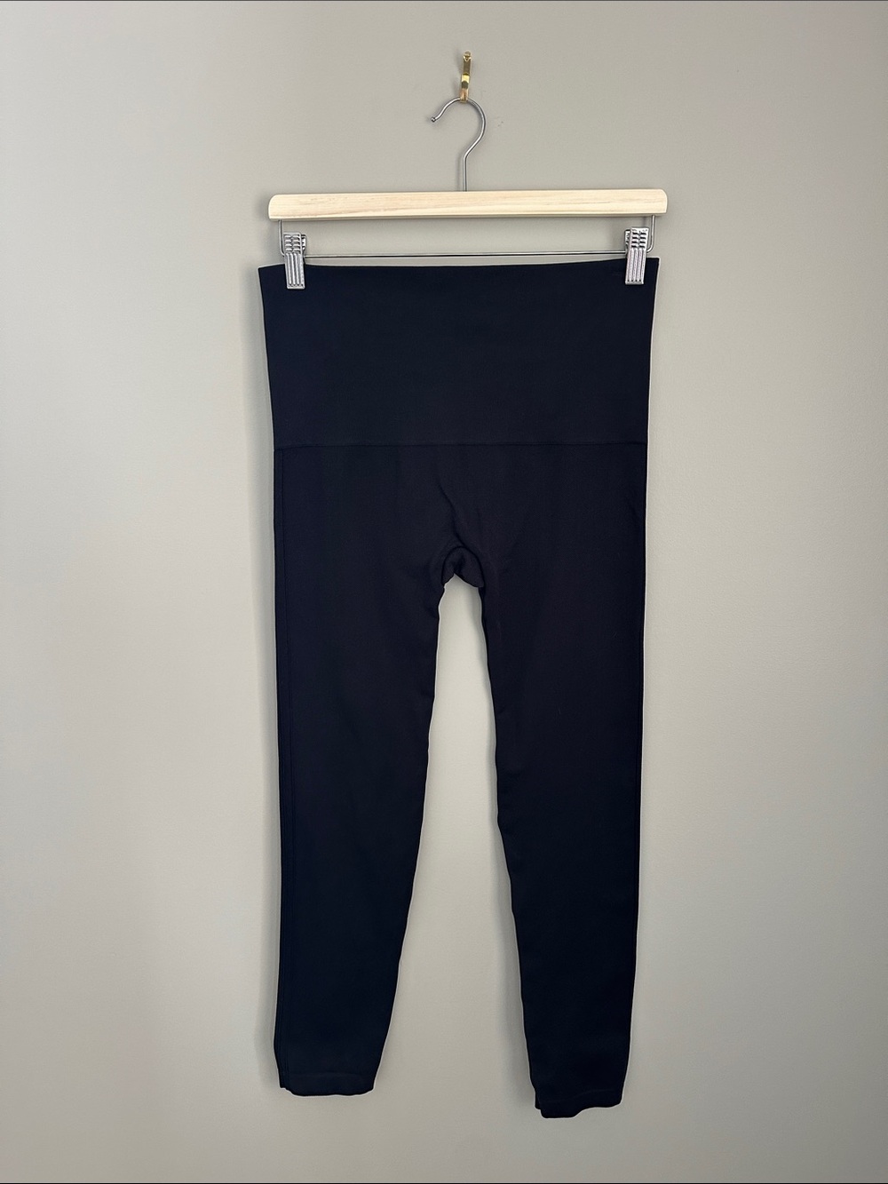 SPANX Black High-Waist Full-Length Leggings